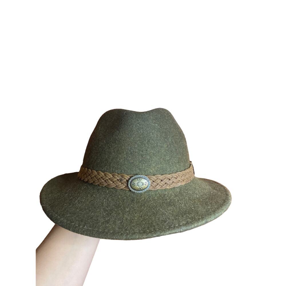 VINTAGE Wool Green Unisex Hat